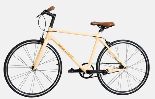 luluyoung Carbon Bike C1 light brown